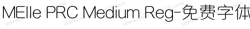 MElle PRC Medium Reg字体转换